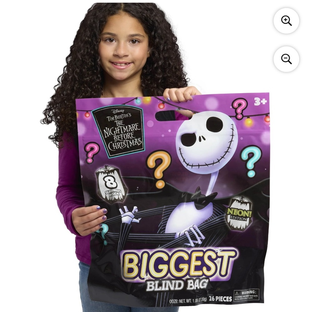 Disney Nightmare Before Christmas BIGGEST BLIND BAG 8 Surprises Tim Burton 20”